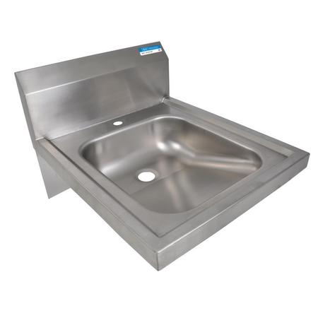 BK RESOURCES Hand Sink Single Faucet Hole, ADA Compliant 14Óx16Óx5Ó BKHS-ADA-D-1